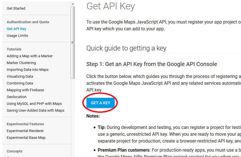 Get a API Key